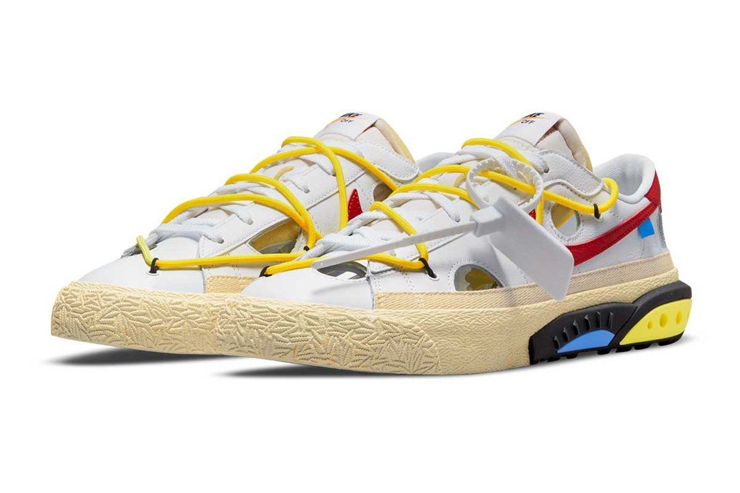 nike off white blazer university red