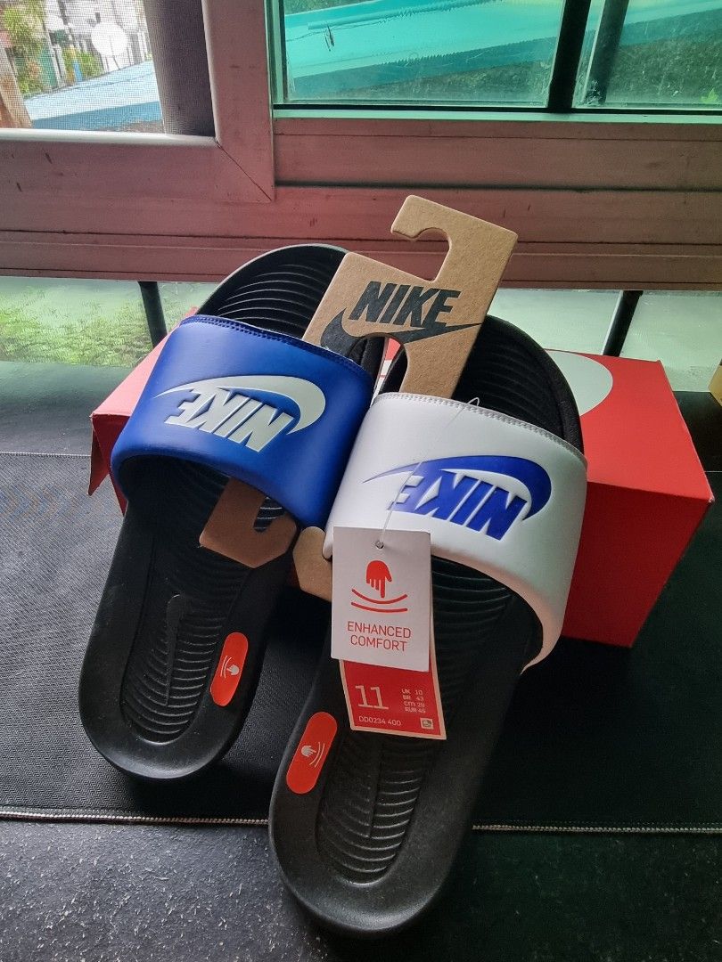 Nike slippers size 11 shop