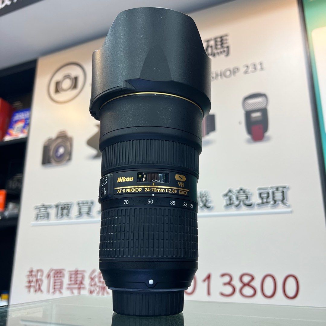 極新淨！Nikon AF-S 24-70mm F2.8E ED VR Nano, 攝影器材, 鏡頭及裝備
