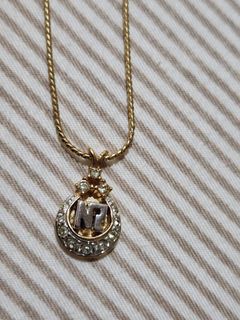 Nina Ricci Gold Plated Teardrop necklace