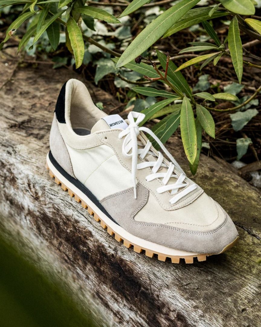 Novesta Marathon Trail Beige Runner UK9 EU43 斯洛伐克手工慢跑鞋 NB可參考