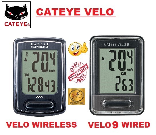 ORIGINAL CATEYE VELO 9 WIRELESS AND WIRED