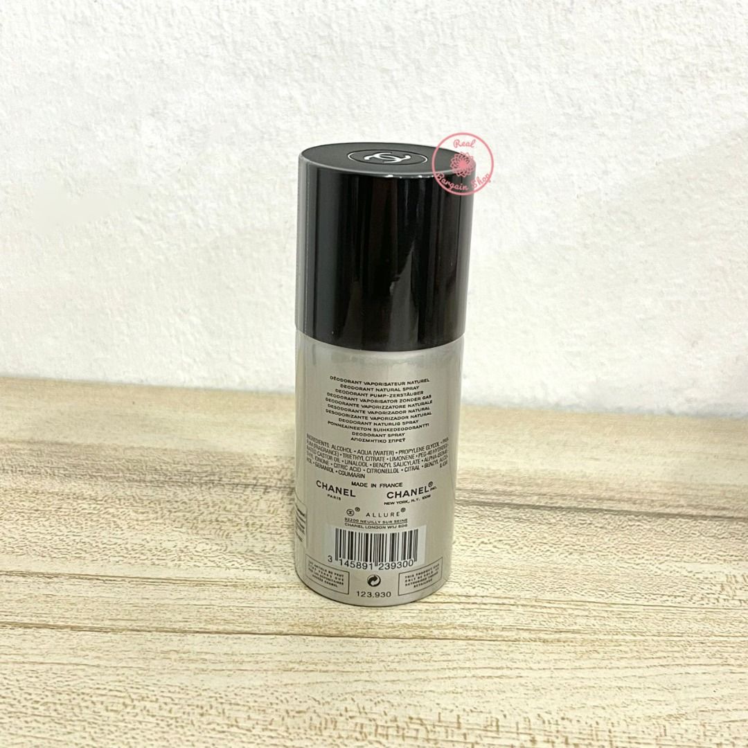 Original Chanel Allure Homme Sport Deodorant Spray 100ml Beauty