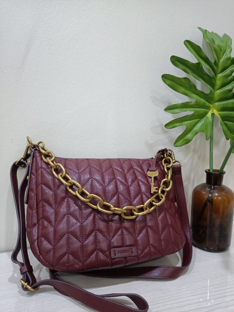 Original Fossil Jolie Crossbody Wine