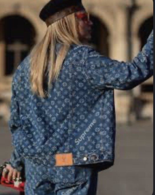 Supreme x Louis Vuitton denim jean jacket