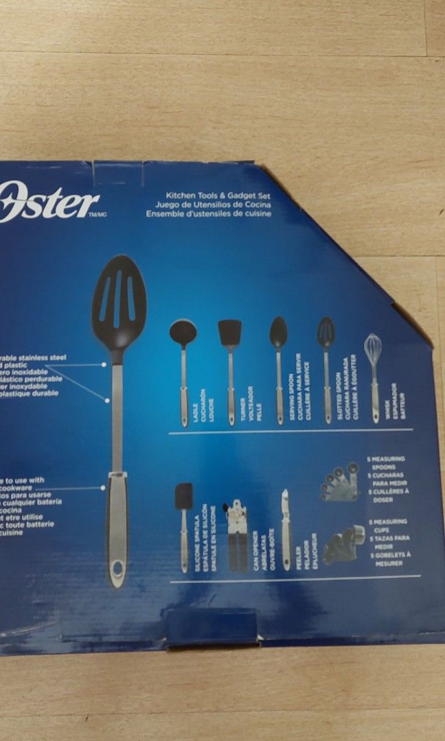 oster 18-pc kitchen tools and gadgets (Category: Dinnerware & Cutlery) located in Manila. Submitted by jen.jen11 (Listing ID 1248173364, Image 2). Description: .
