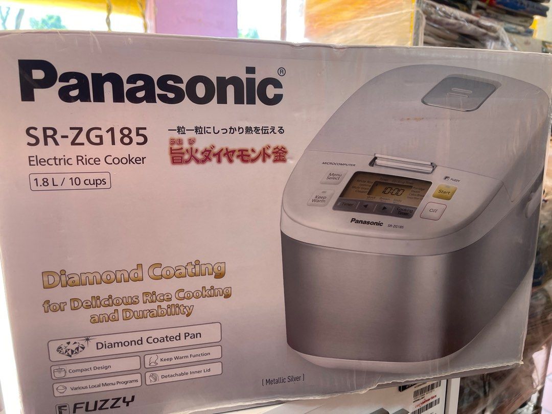 Panasonic SRZG185 Electric Rice Cooker 1.8L, TV & Home Appliances