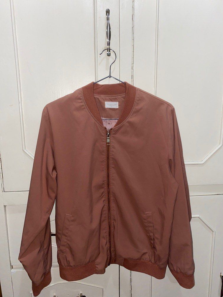 Pink Bomber Jacket on Carousell