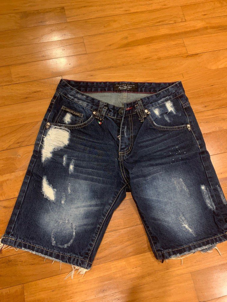Philipp plein jeans shorts deals