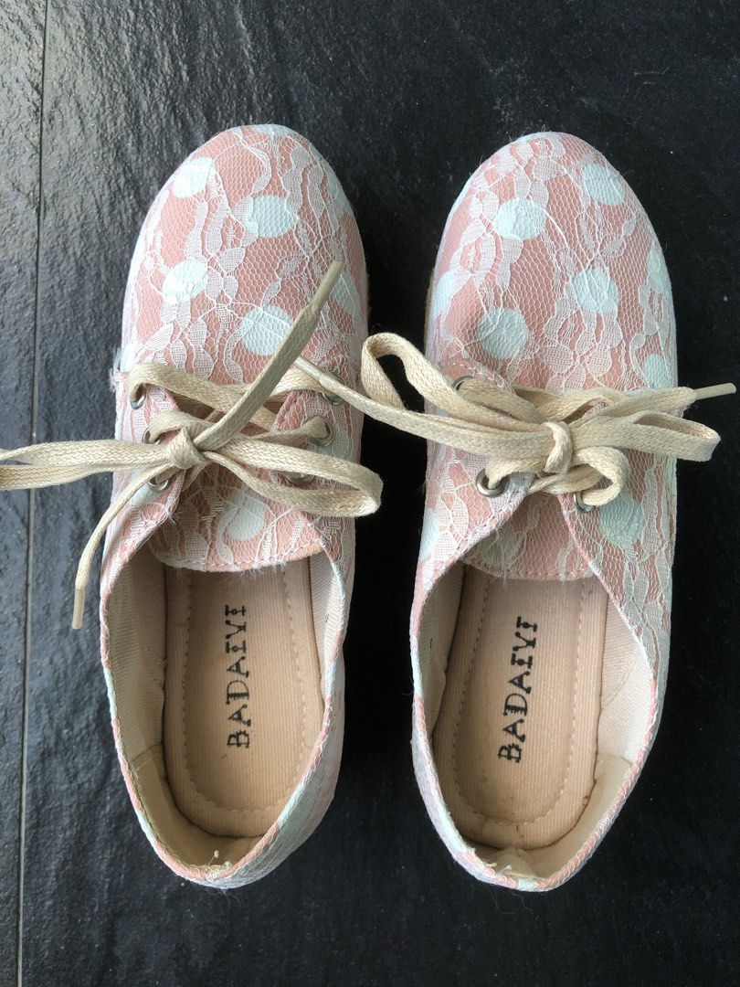 Girls lace flats outlet