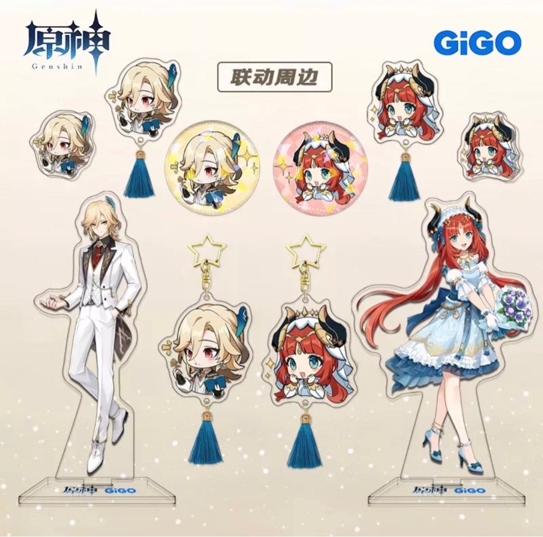 [31/08 - 24/09] PO Genshin Impact Unofficial Merch Kaveh and Nilou ...