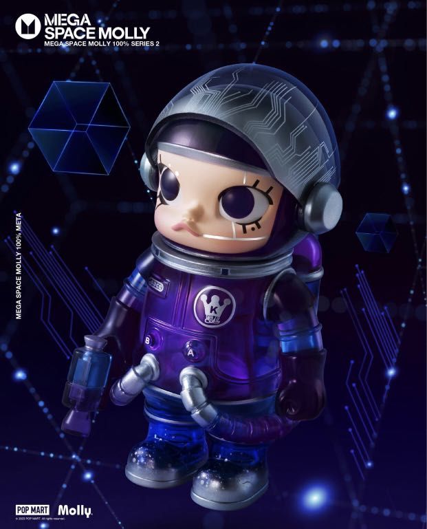 ✨Popmart Mega Space Molly 100% series 2 周年系列盲盒中隱藏