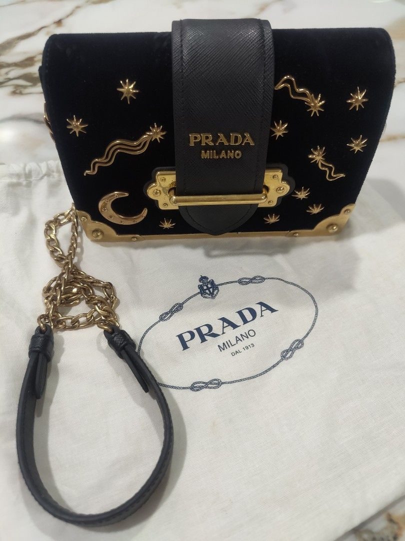 Prada cahier astrology bag, Luxury, Bags & Wallets on Carousell