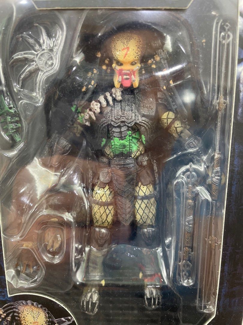 Predator avp Hiya Toys Aliens vs Predator Final Battle Damage Scar 4.5
