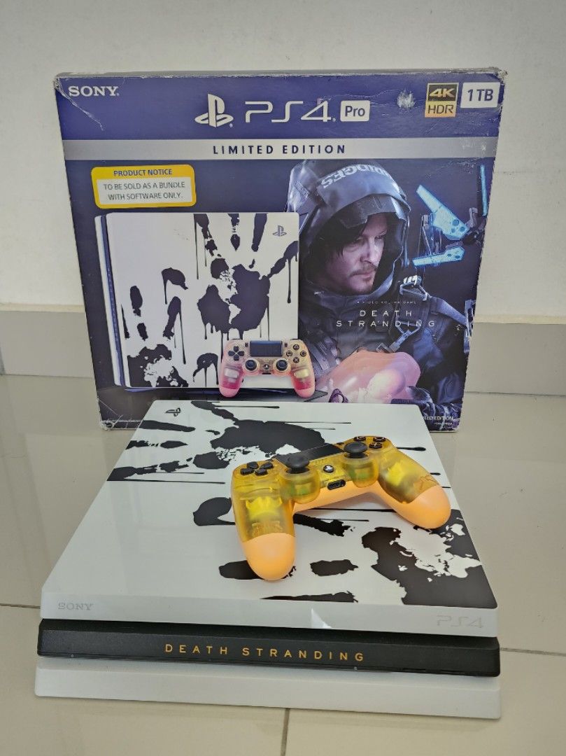 Sony ps4 pro 1 tb death stranding hot sale limited edition