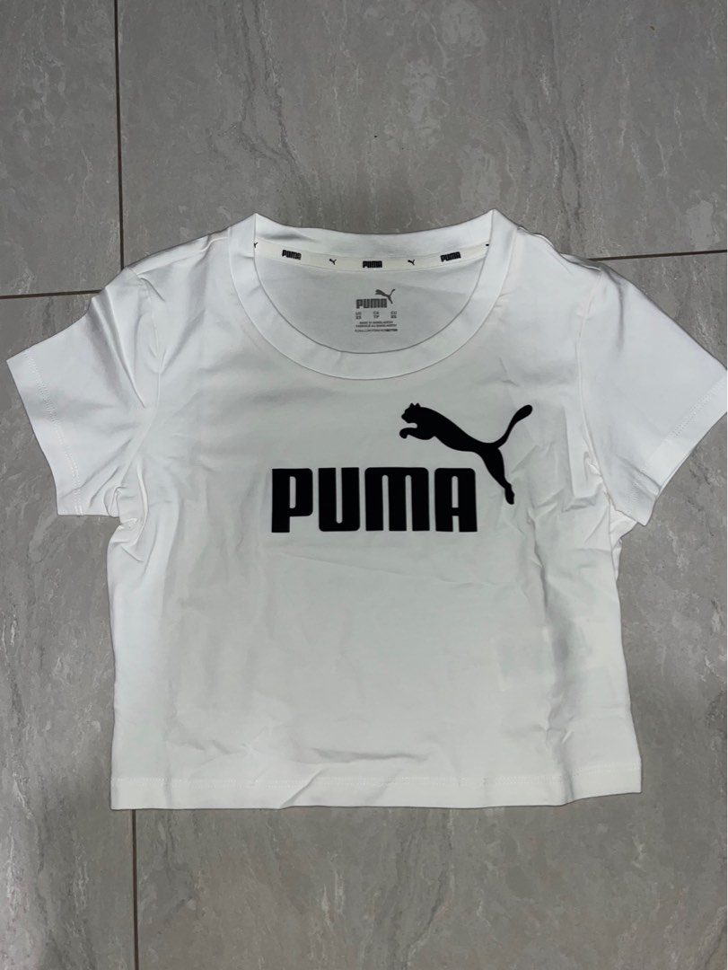 White puma crop top outlet