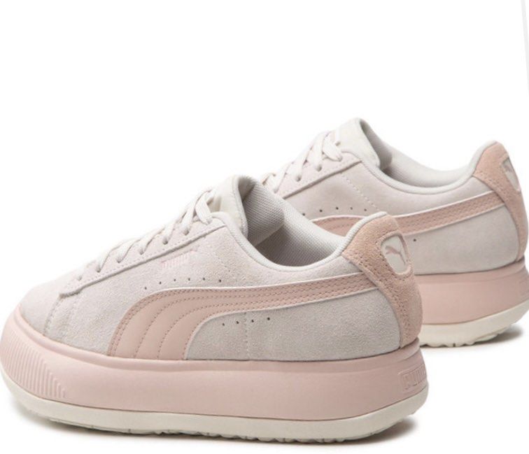 PUMA Suede Mayu Shoes Rose Quartz Pink White Women s Fashion