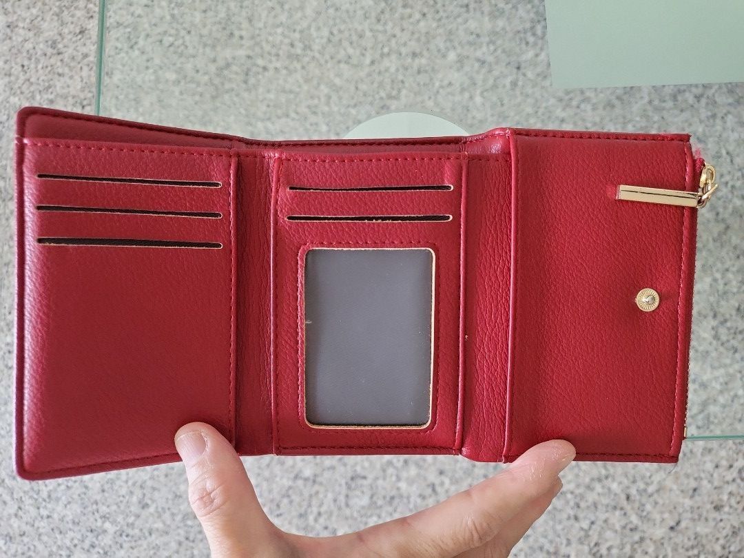 Red wallets for sale discount