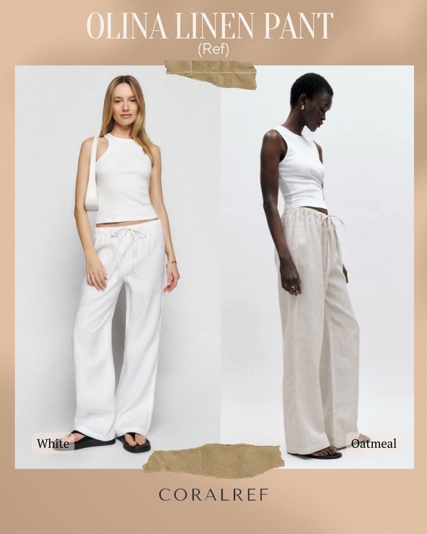 Reformation linen pants hotsell