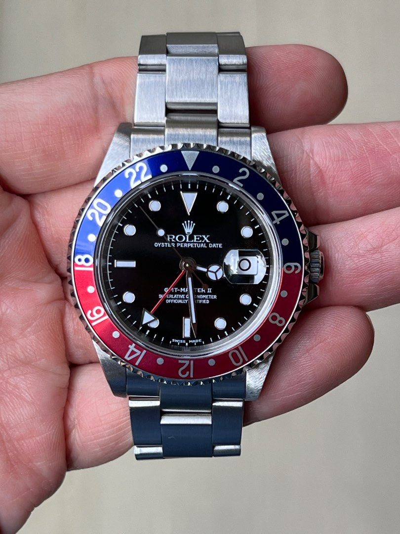 Rolex GMT Master 2 16710 Pepsi Luxury Watches on Carousell