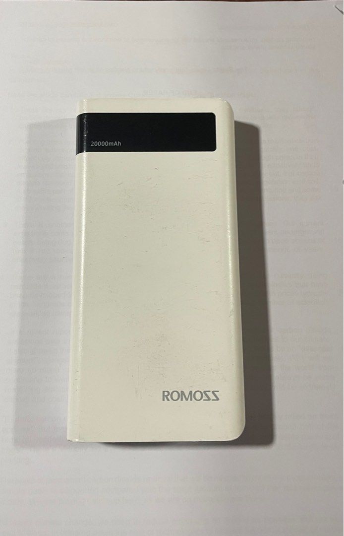 Romoss 20,000 mAh Powerbank, Mobile Phones & Gadgets, Mobile & Gadget ...