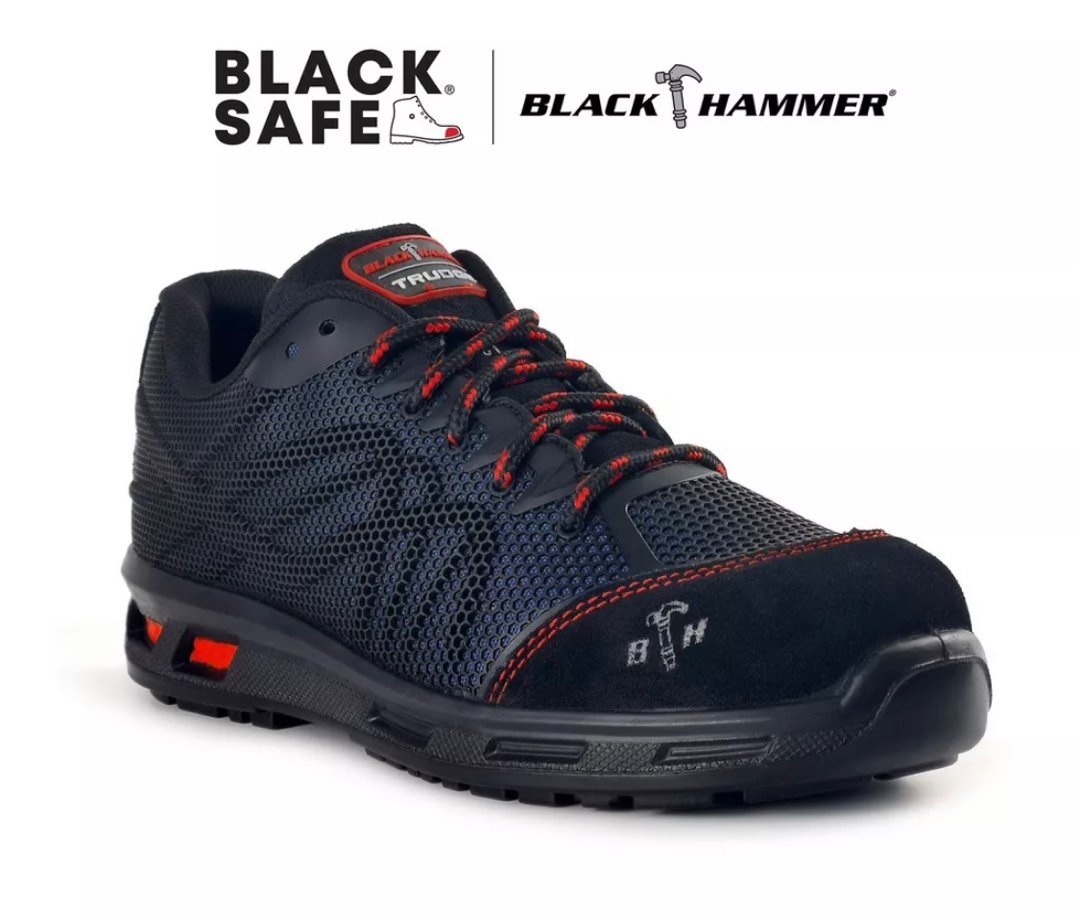 Safety shoes black hammer, Men's Fashion, Footwear, Boots on Carousell