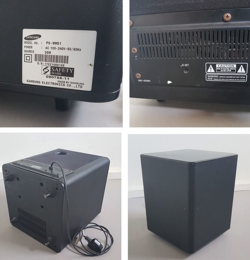 Samsung Wireless Subwoofer, Model PSWWS1, Bluetooth, Active Subwoofer