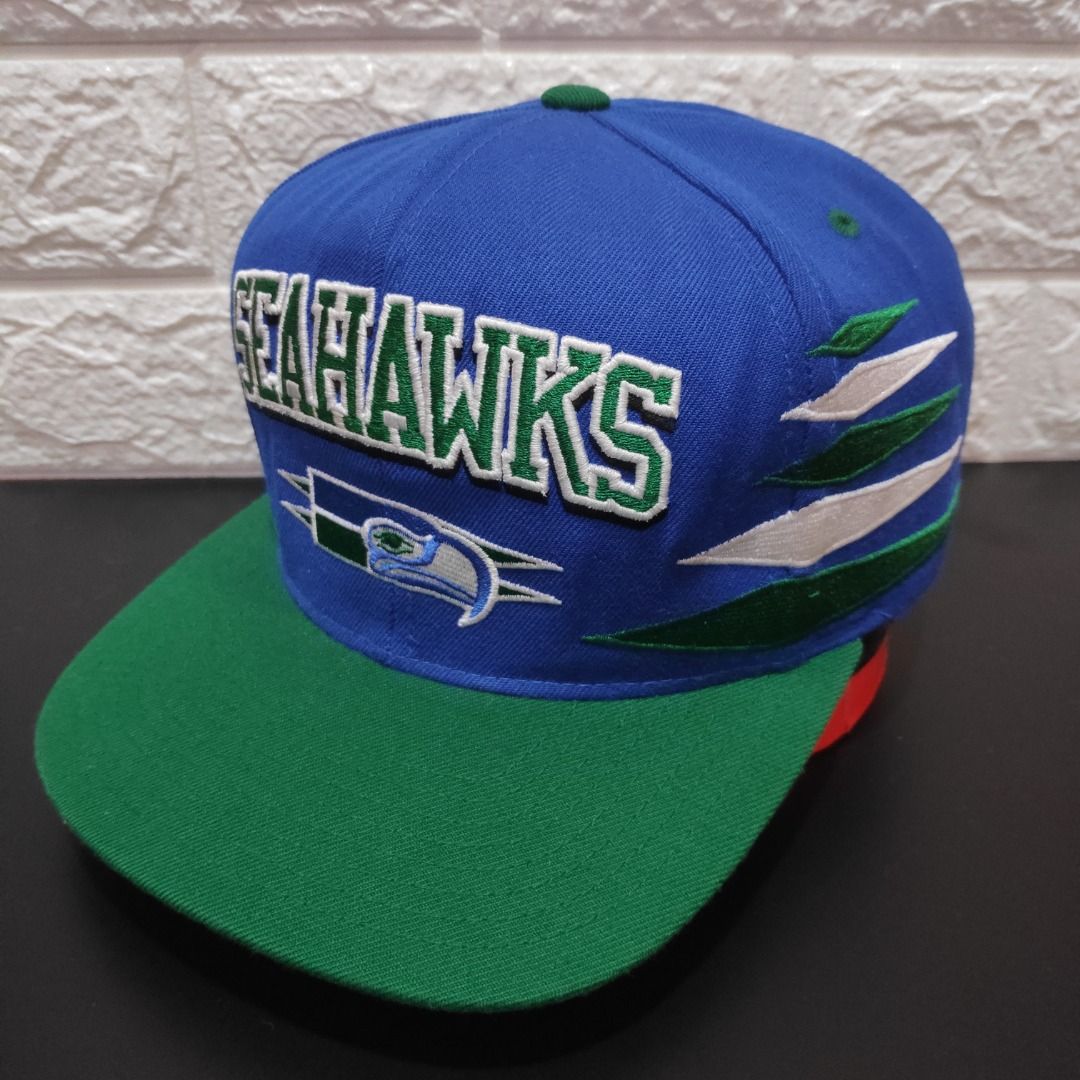 SEATTLE SEAHWAKS Mitchell Ness NFL Diamond Cut Cap Snapback
