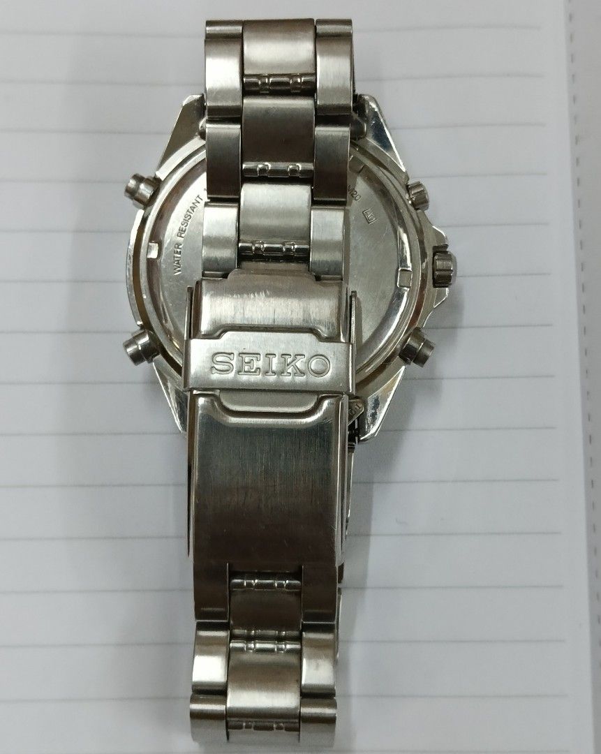 Vintage Seiko 7T32-6M20 Chronograph 100M Seiko Panda Diver Watch