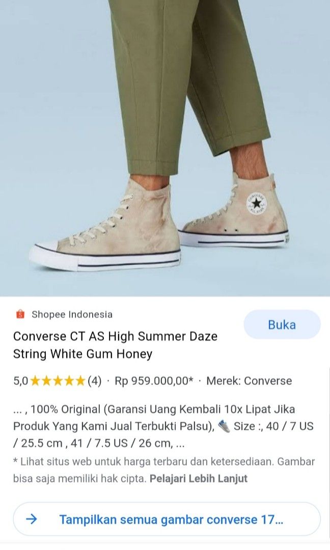 Beli converse original store