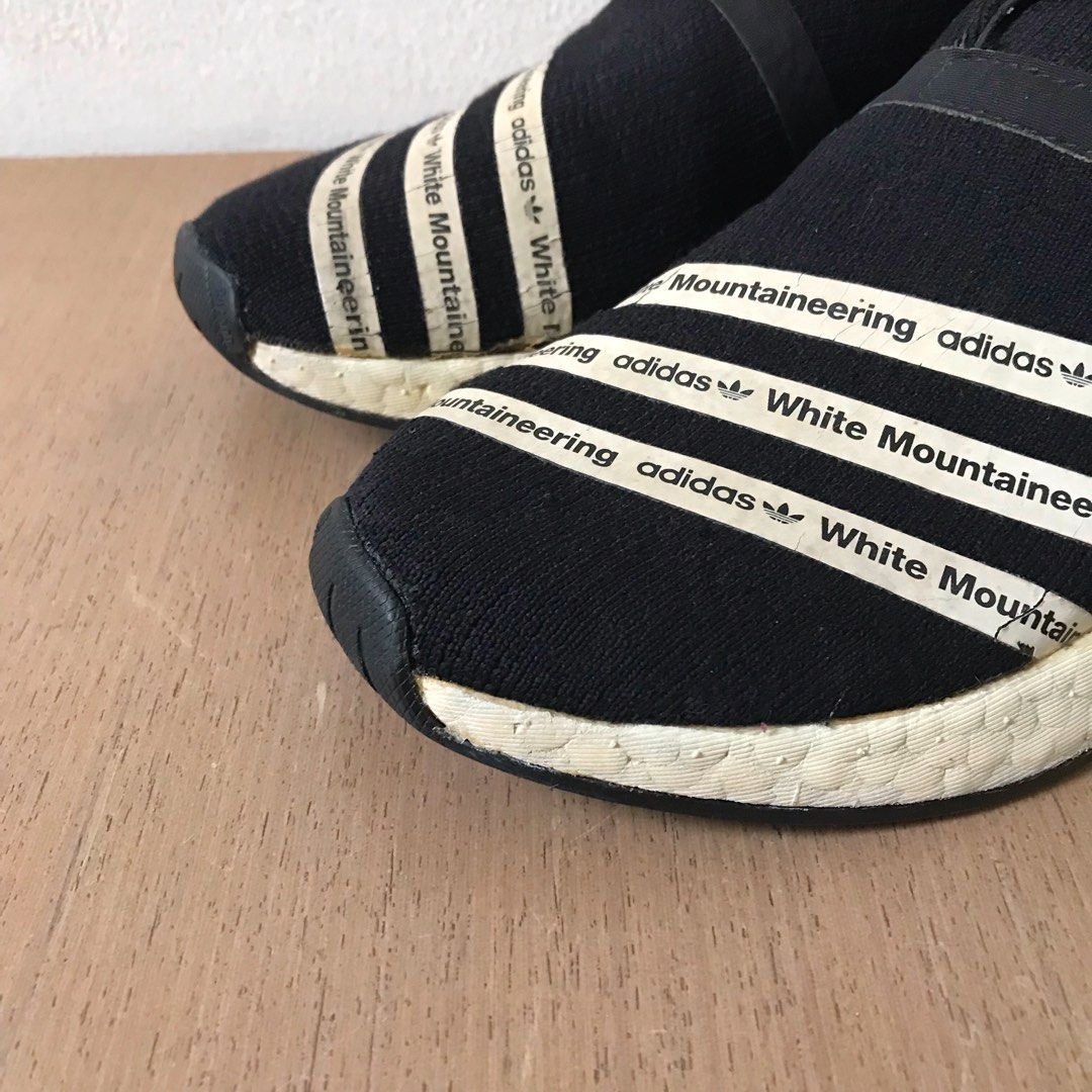 Sepatu White Mountaineering x Adidas NMD R2 size 40.7, Fesyen Pria, Sepatu  , Sneakers di Carousell
