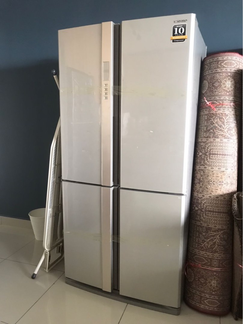 Sharp refrigerator 4 doors, TV & Home Appliances, Kitchen Appliances