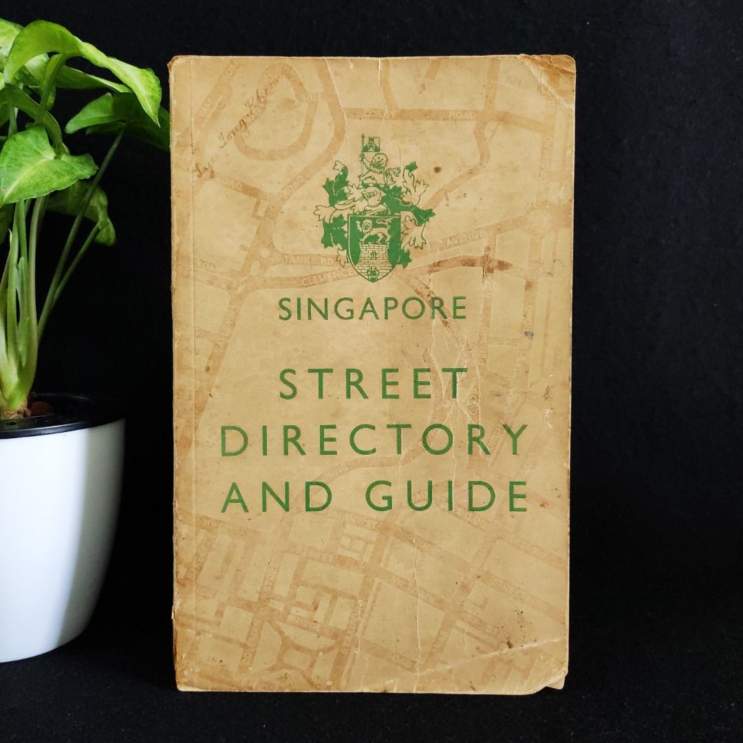 Singapore Street Directory And Guide (1955, Survey Department