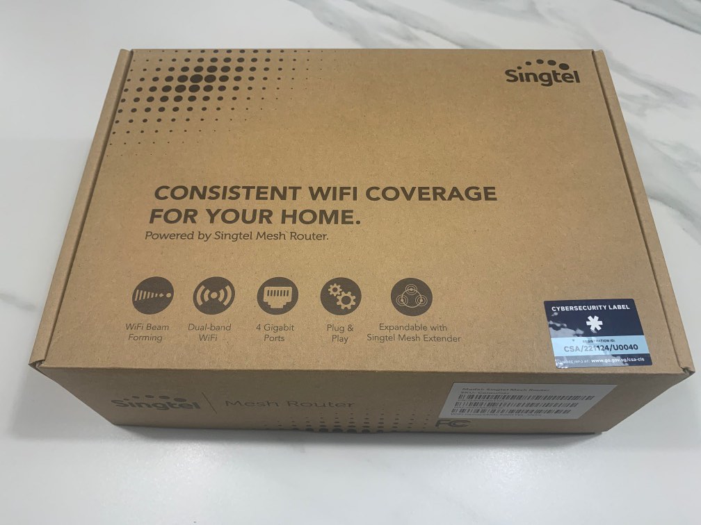 Singtel Mesh Router, Computers & Tech, Parts & Accessories, Networking ...