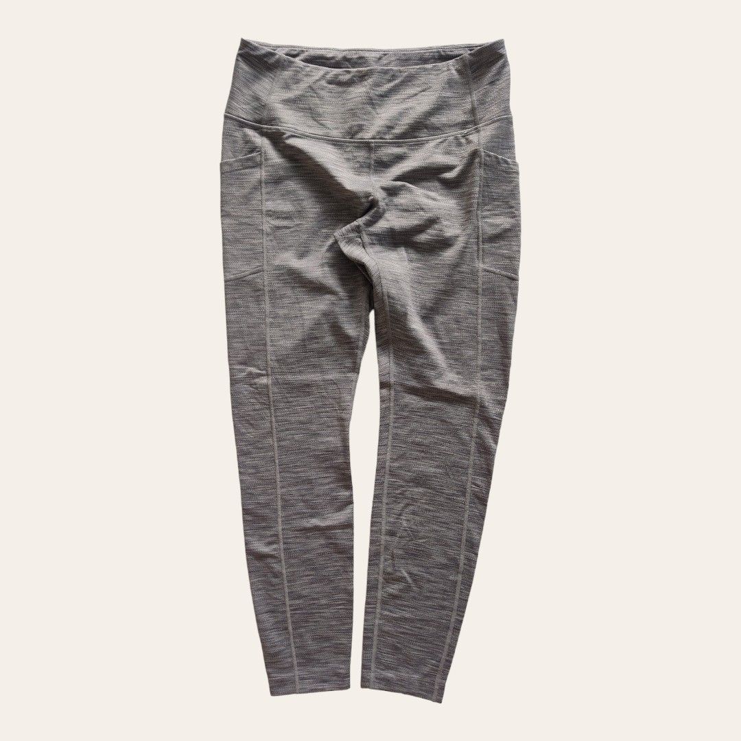Size M Mondetta Women's Leggings Pant Grey Double Side Pocket
