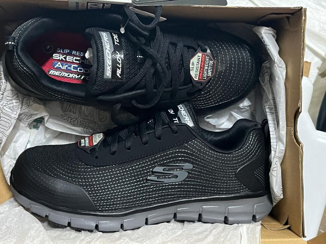 Skechers synergy deals safety shoes