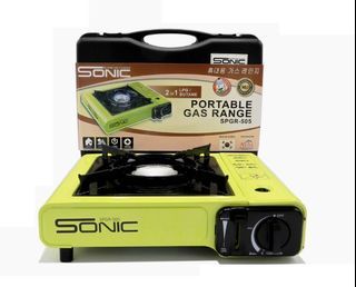 Sonic Portable Gas Stove (dual source)