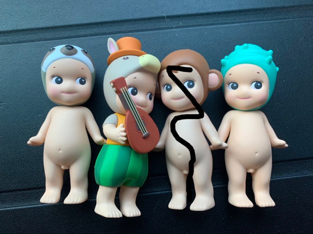 Sonny Angel Shell, Sloth, and Town Musician on Carousell