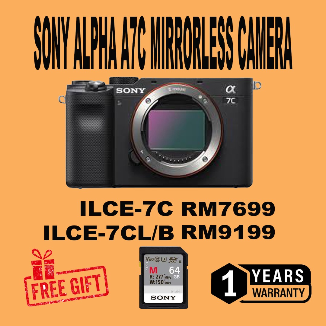 SONY A7C (BODY ONLY) PROMO MERDEKA 31/8/2023, Photography, Cameras on ...