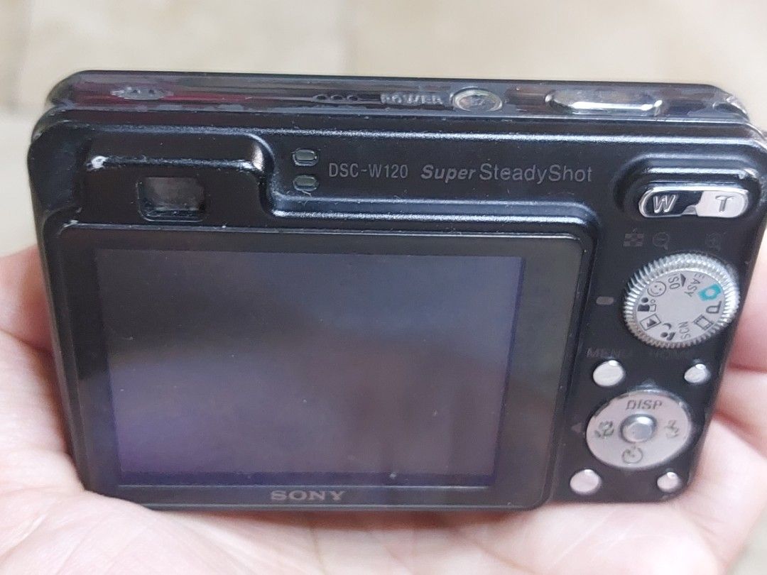 sony cybershot dsc w120 ccd sensor (Category: Cameras) located in Manila. Submitted by jonrick.co (Listing ID 1248160869, Image 3). Description: sony cybershot dsc w120 ccd sensor execellent working condition issue : defective flash unit batt strap.