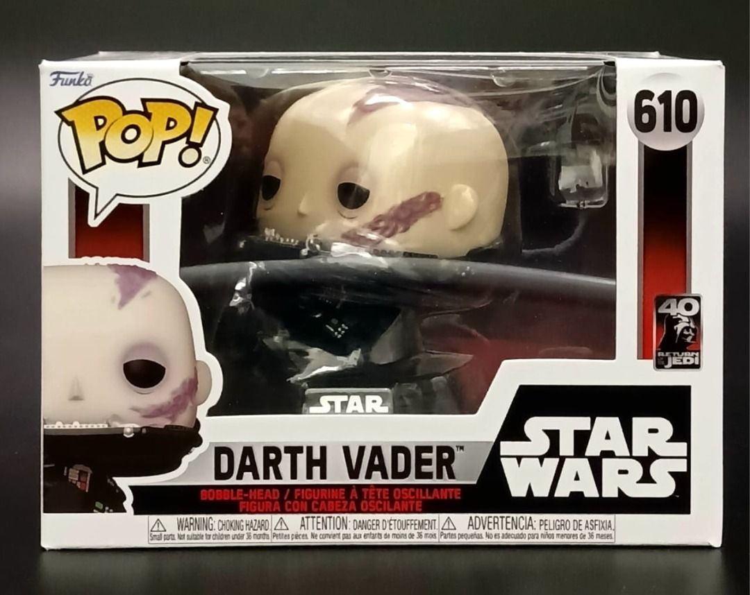 Unmasked darth deals vader pop