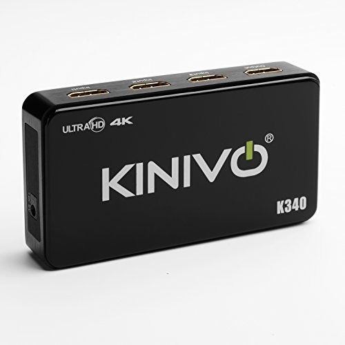 [Stockist.SG] Kinivo K340 Premium 3-Port High Speed 4K HDMI Switch with ...