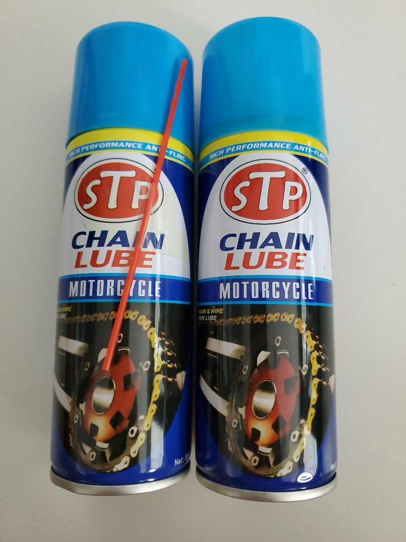 STP Chain Lube Spray Can, Motorcycles, Motorcycle Accessories on Carousell