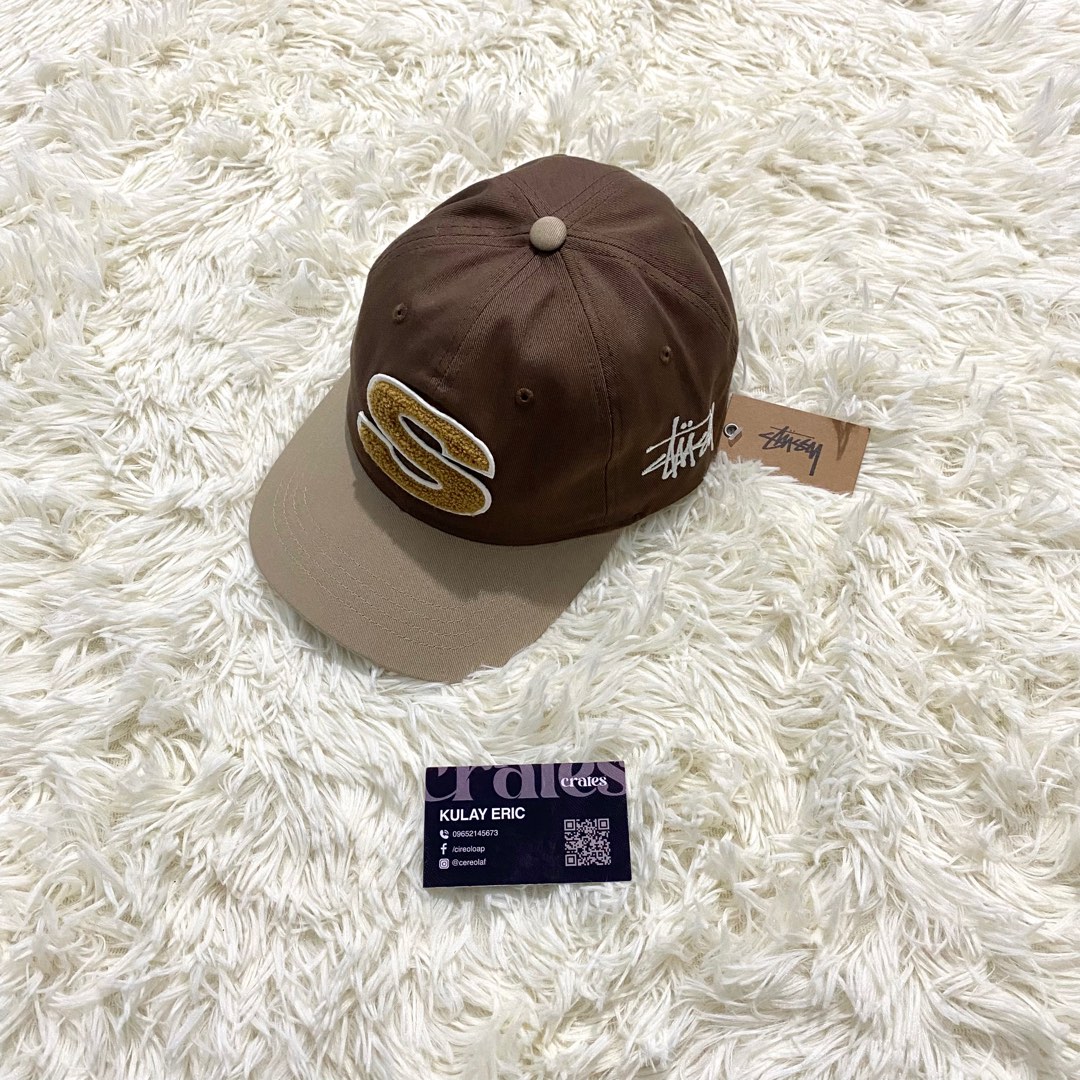 Stussy S Chenille Low Pro Cap Brown