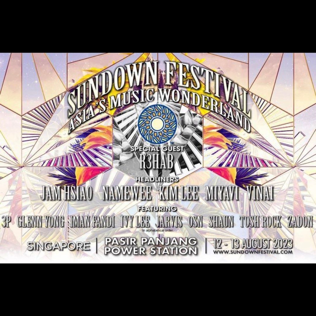 Sundown Festival 2023 [2 pax], Tickets & Vouchers, Event Tickets on