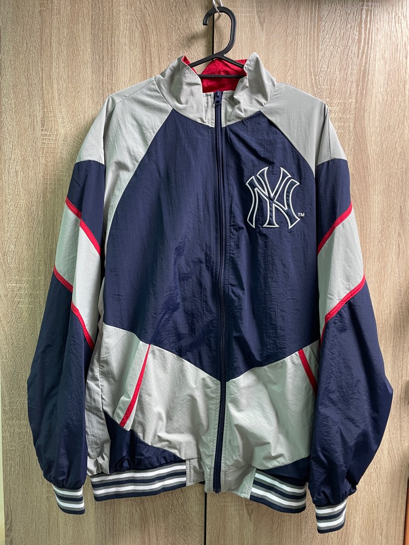 Supreme x NY Yankees Track Jacket Navy MLB聯名棒球洋基夾克外套
