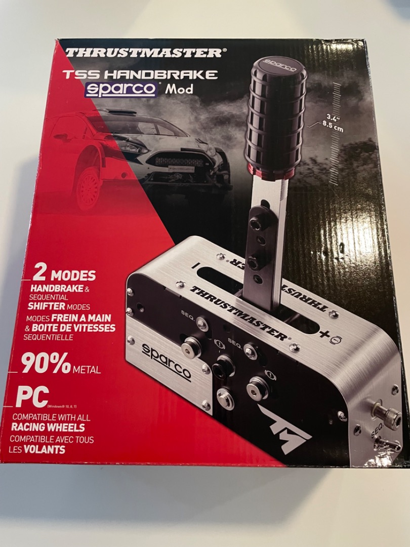 Thrustmaster TSS Handbrake Sparco Mod +, Video Gaming, Gaming