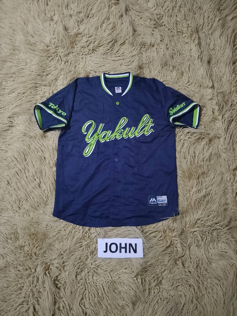 Shirts, Tokyo Yakult Swallows Majestic Jersey In Free Size Like M