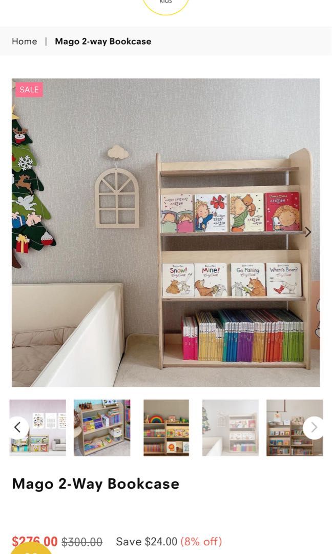 Topping kids Mago 2 way bookshelf, Furniture & Home Living, Furniture ...