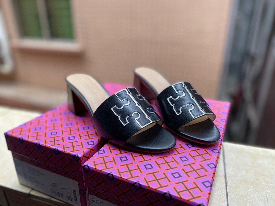 Purple tory burch best sale sandals